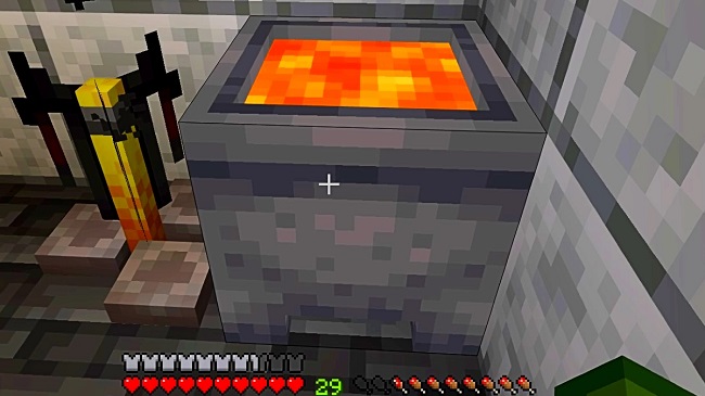 How To Make A Cauldron in Minecraft