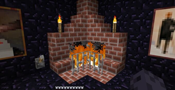 How To Make A Fireplace in Minecraft
