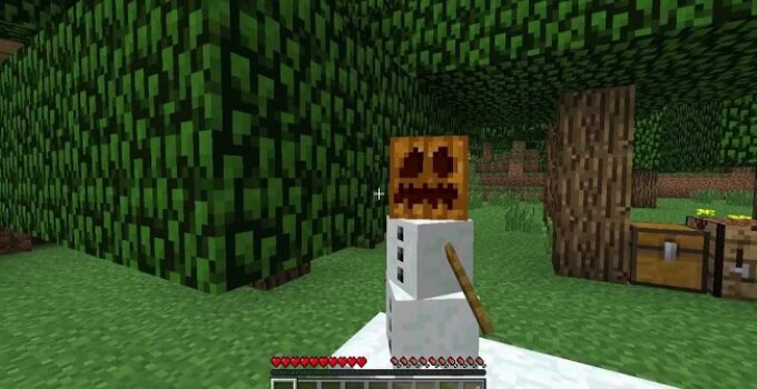 How To Make A Snowman in Minecraft