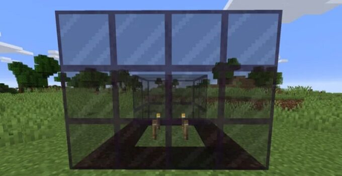 How To Make Tinted Glass Minecraft